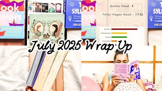 July 2025 Wrap Up | 8 books, cozy vibes & August plans