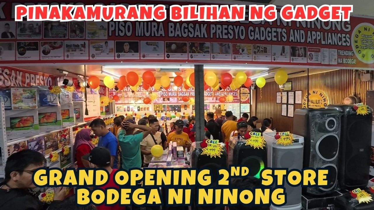GRAND OPENING SA PINAKAMURA AT BAGSAK PRESYO NA BILIHAN NG MGA GADGET  NASA DIVISORIA NA 999 MALL