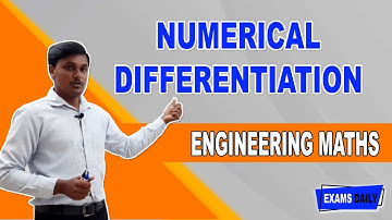 Engineering Mathematics | Numerical Differentiation in Numerical Methods | Numerical Method for TNEB