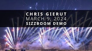 Chris Gierut - March 9, 2024 - SizzBoom Fireworks Demo - Pyromusical Display - OK Pyrotechnics Club