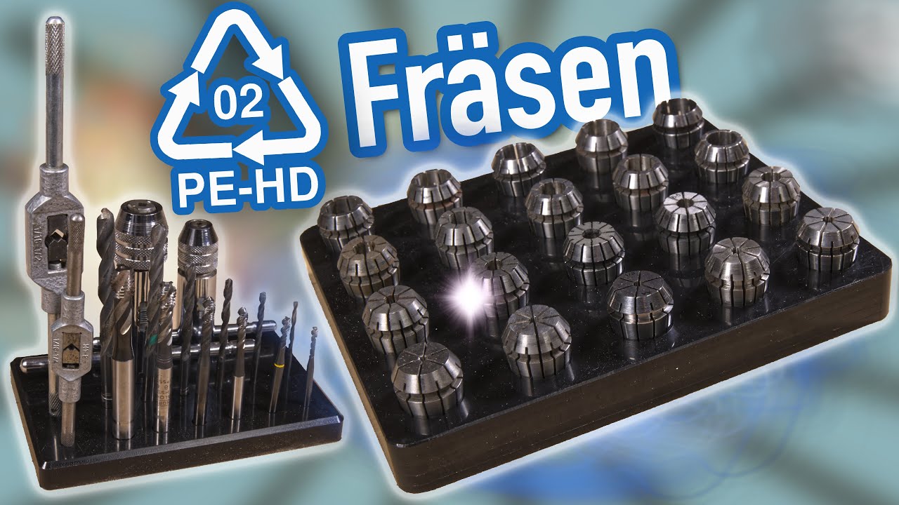 Sortiereinlage selber bauen | Polyethylen Fräsen | PEHD Fräsen