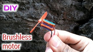 How To Make Simple Brushless motor at home| DIY