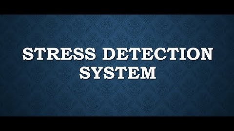 Stress Detection AI in detail
