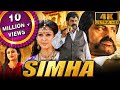 Simha 4k  south superhit action movie  nandamuri balakrishna nayantara sneha ullal namitha