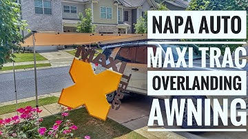 $100 Overlanding Awning from NAPA Auto Parts! Time Lapse Install!