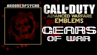 Gears of War Crimson Omen COG - COD Advanced Warfare Emblem Tutorial (CODAW)
