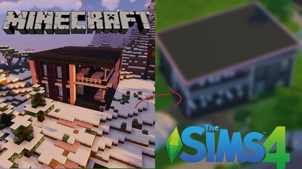 I made my minecraft builds in the sims4 | Sims 4 | - YouTube