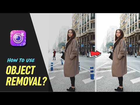 How To Use Object Removal Tool | Easy Selfie Ideas | YouCam Perfect #Shorts