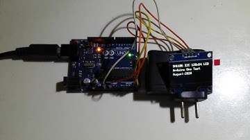 Arduino and SH1106 OLED LCD interface