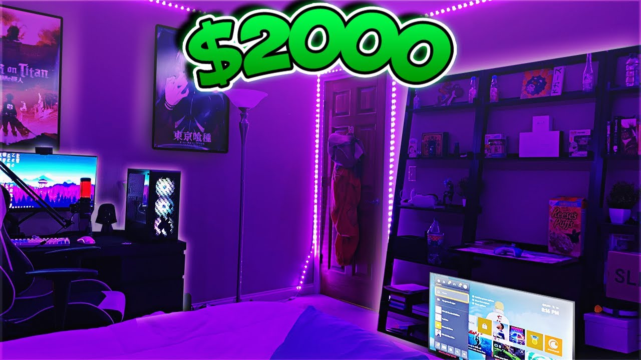 A 15 Year Old's 2023 Dream Gaming Room Tour! - YouTube