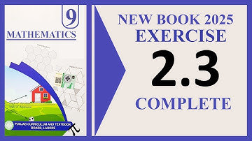 Class 9 Maths | Exercise 2.3 | Logarithms & Characteristics | New Book 2025 |Full Chapter 2 Solution