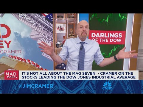 Jim Cramer looks at what is driving the Dow Jones in 2025