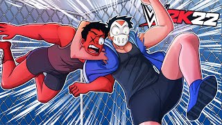 LOCKED IN A CAGE WITH CARTOONZ  WWE2K22