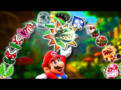 EVERY Piranha Plant From Super Mario EVER! Yes...EVERY!