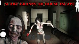 Nenek Granny Yang Sangat Menyeramkan - Scary Granny 3D House Escape Full Gameplay screenshot 1