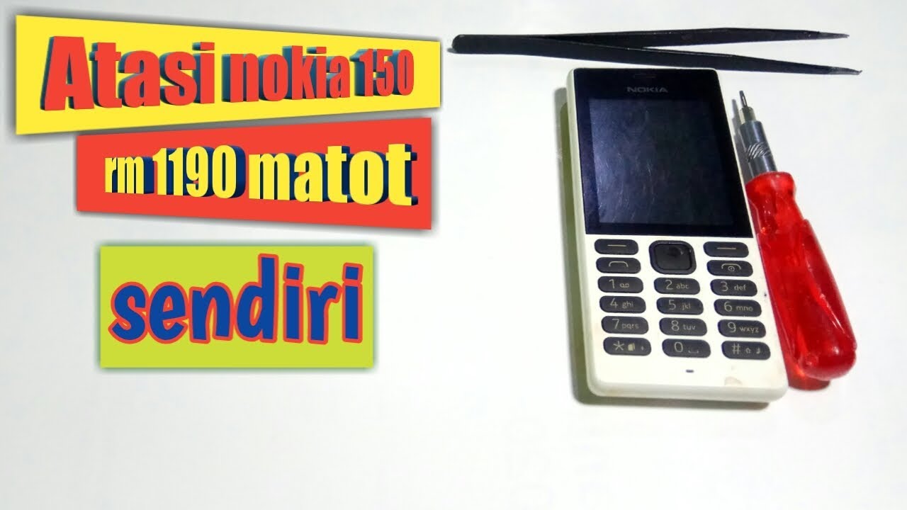 Nokia rm 1190 mati total [ jumper jalur power nokia 150