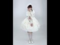 🌹  Ivory [Birch Appointment] Stand Collar Long Puff Sleeves Ruffle Bowknot Sweet Lolita Dress