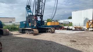 Sumitomo LS118RH, 50t hydraulic powered crawler crane at Foundiz IMG 9565