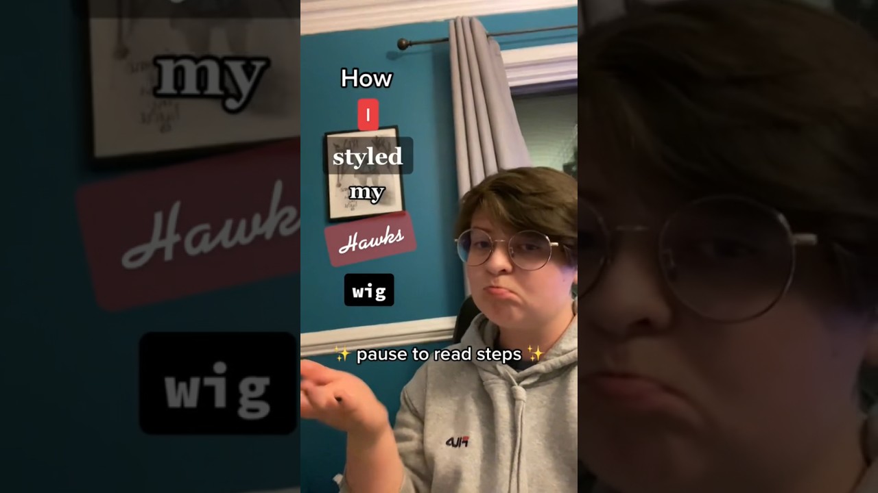 Cosplay Wig Styling || Hawks MHA 