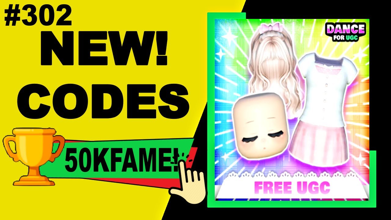 NEW ALL WORKING CODES IN ROBLOX DANCE FOR UGC 24 JUNE 2025 YouTube 