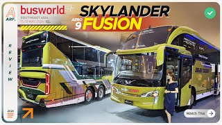 SUITE COMBI Versi Karoseri New Armada ! Inilah SKYLANDER AERO 9 FUSION Busworld Southeast Asia 2024
