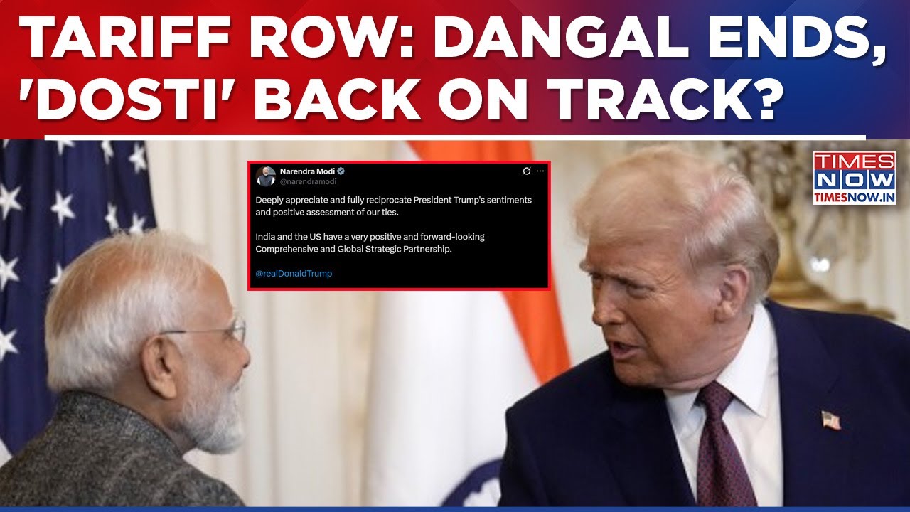 Trump's U-Turn On India, PM Modi Welcomes Remark | Big Diplomatic Win For Bharat? | English News