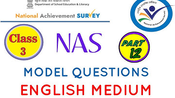 NAS/SEAS exam class 3|Previous year|Model question paper|NAS 2024 Part 12|solved|English Medium|PRSS