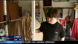 North Richland Hills Special Olympics powerlifter