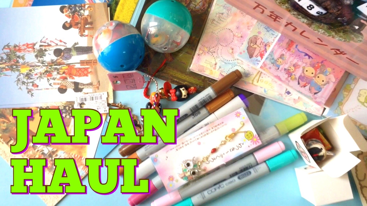 Japan Haul 2016 Part 1 YouTube