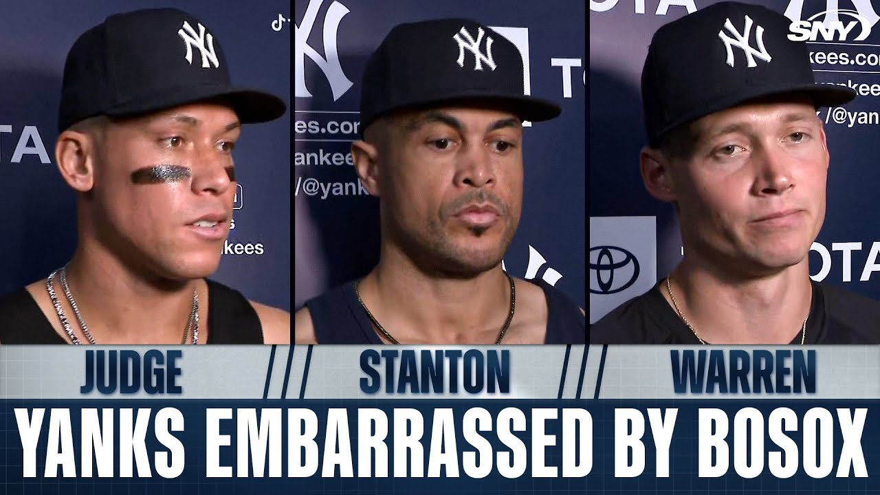 Will Warren, Aaron Judge and Giancarlo Stanton discuss the Yankees dreadful loss to Boston