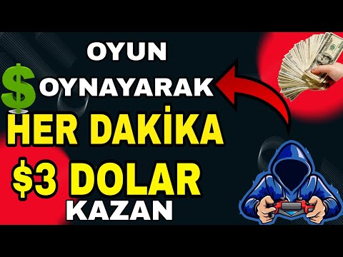 OYUN OYANYARAK PARA KAZANMA HER DAKİKA $3 DOLAR KAZAN💰 #oyunoynaparakazan #internettenparakazanma