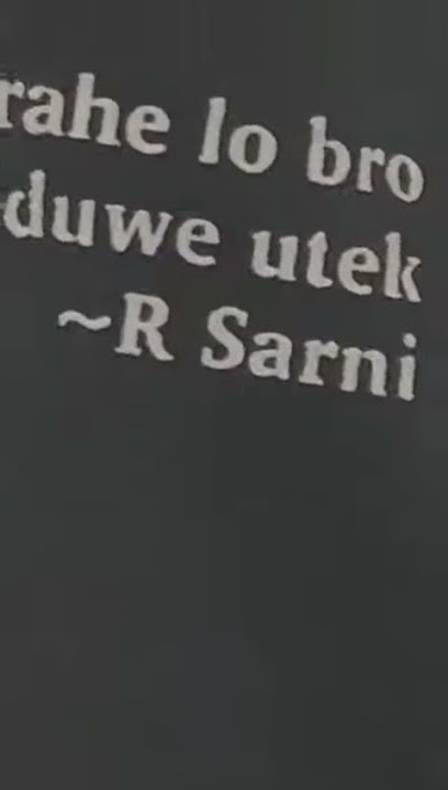 story' wa✓✓tak Delok koe Ki enek Sirah e Lo bro, tapi kok Ra nduwe utek