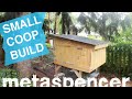 Small Chicken Coop with Integrated Nesting Box