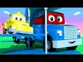 子供向けのトラックのアニメ - ウォータースライドトラック  🚚 カーシティー -  子供向けトラックアニメ Truck for Kids