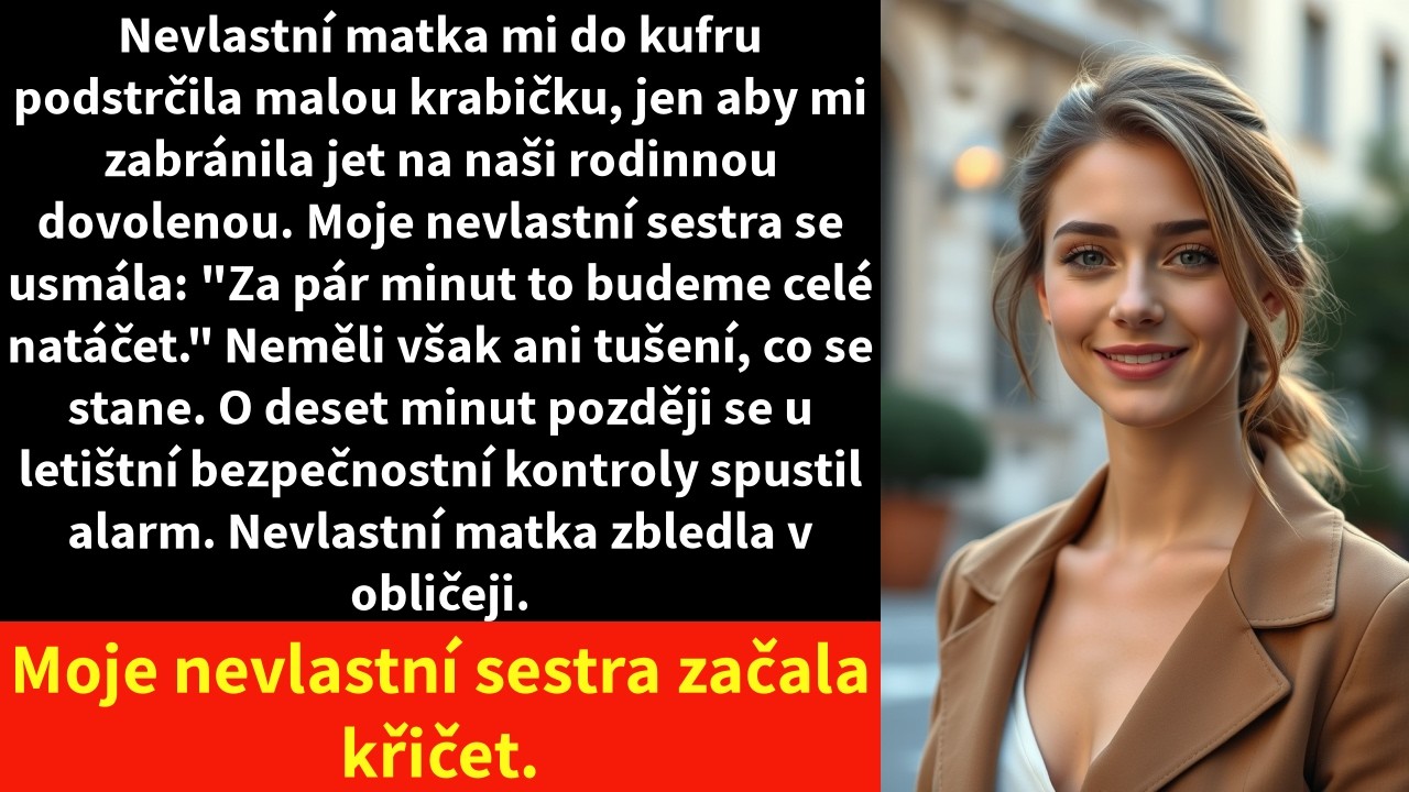 „Stelo, schováváš v zavazadle něco, co ti dělá takovou starost?“ zeptala se mě moje nevlastní matka přímo u letištní bezpečnosti, dost nahlas, aby to slyšeli agenti. O pár minut dřív jsem v dutině...