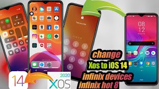install iOS 14 on infinix hot 8| Change Xos launcher to iOS 14|get all iOS 14 feature on infinix screenshot 2