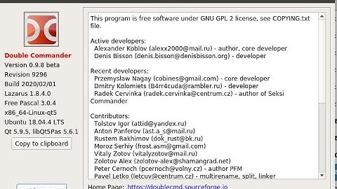Setup Double Commander 0.9.8 beta in Ubuntu 18.04, 19.10