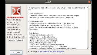 Setup Double Commander 0.9.8 beta in Ubuntu 18.04, 19.10