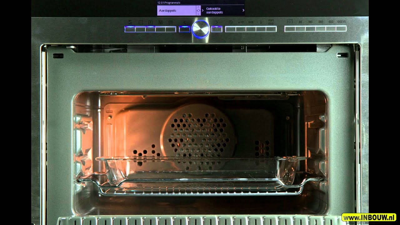 Siemens HB86K572N Inbouw Combimagnetron met CookControl - YouTube