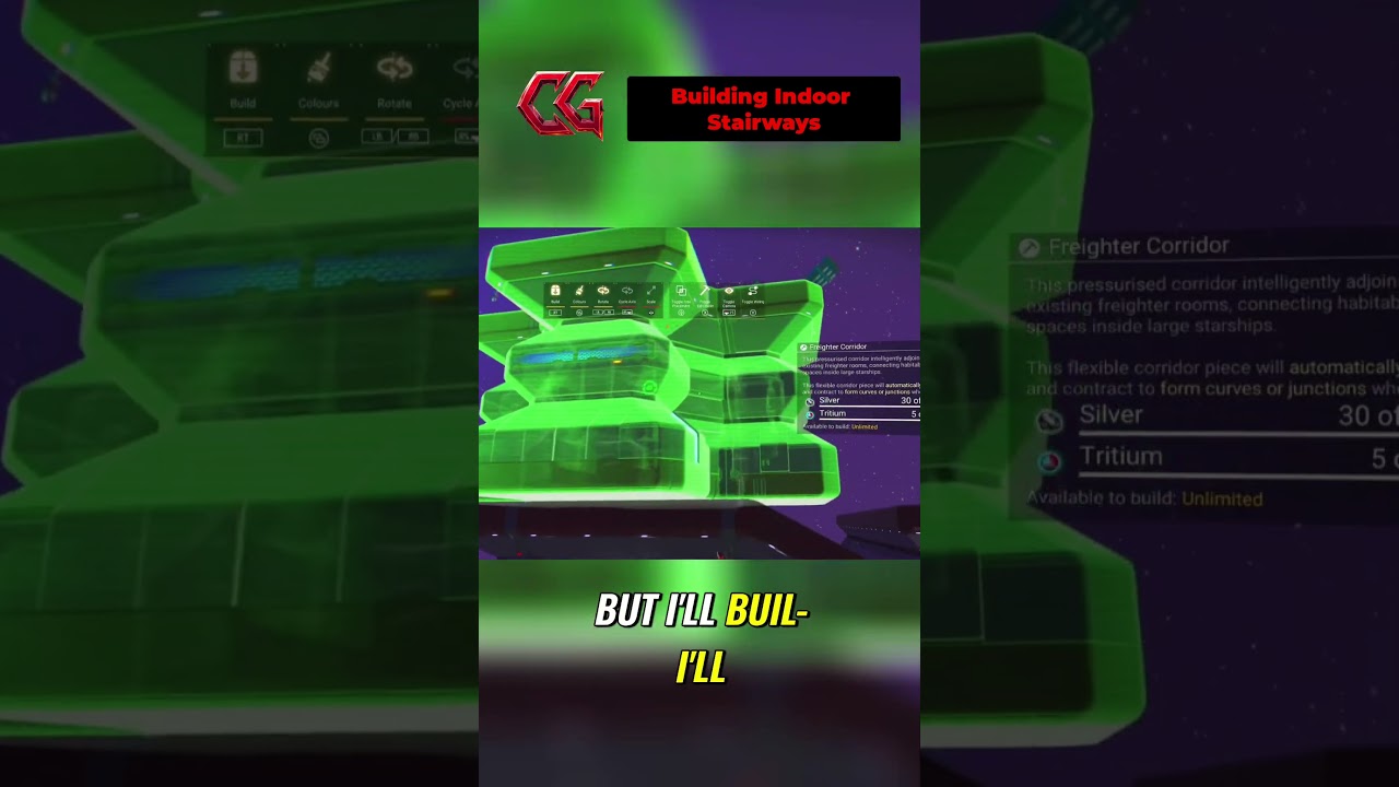 NMS Freighter Base Building: Interior Stairways