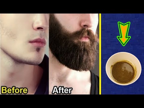 A great and effective way to intensify beard and mustache hair very quickly