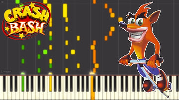 El Pogo Loco - Crash Bash - Piano Tutorial [Synthesia♫] じらいだ ホッピン クラッシュ・バンディクー カーニバル ピアノ