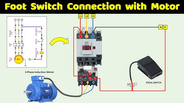 How to do Wiring of Foot Switch With Motor @TheElectricalGuy