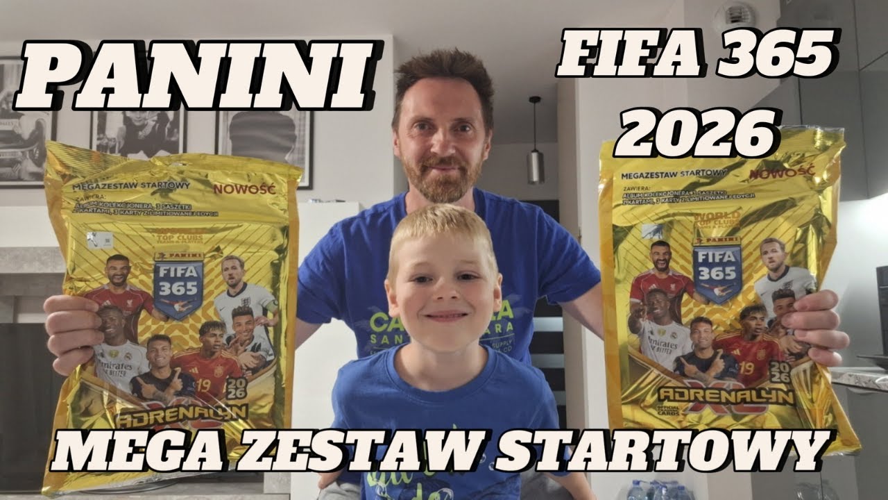 NOWOŚĆ! PANINI FIFA 365 2026 MEGA ZESTAW STARTOWY SZOK! TRAFIAMY MEGA KARTĘ!