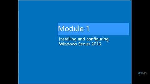 Learn Upgrading Your Skills to MCSA: Windows Server 2016 online | Koenig Solutions