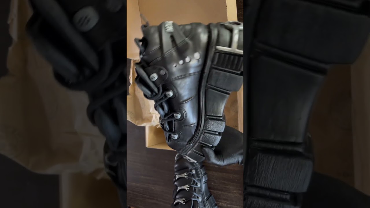 See the #newrock 106-S1 full #unboxing  of #cyberpunk #gothic #shoes #fashion #trending