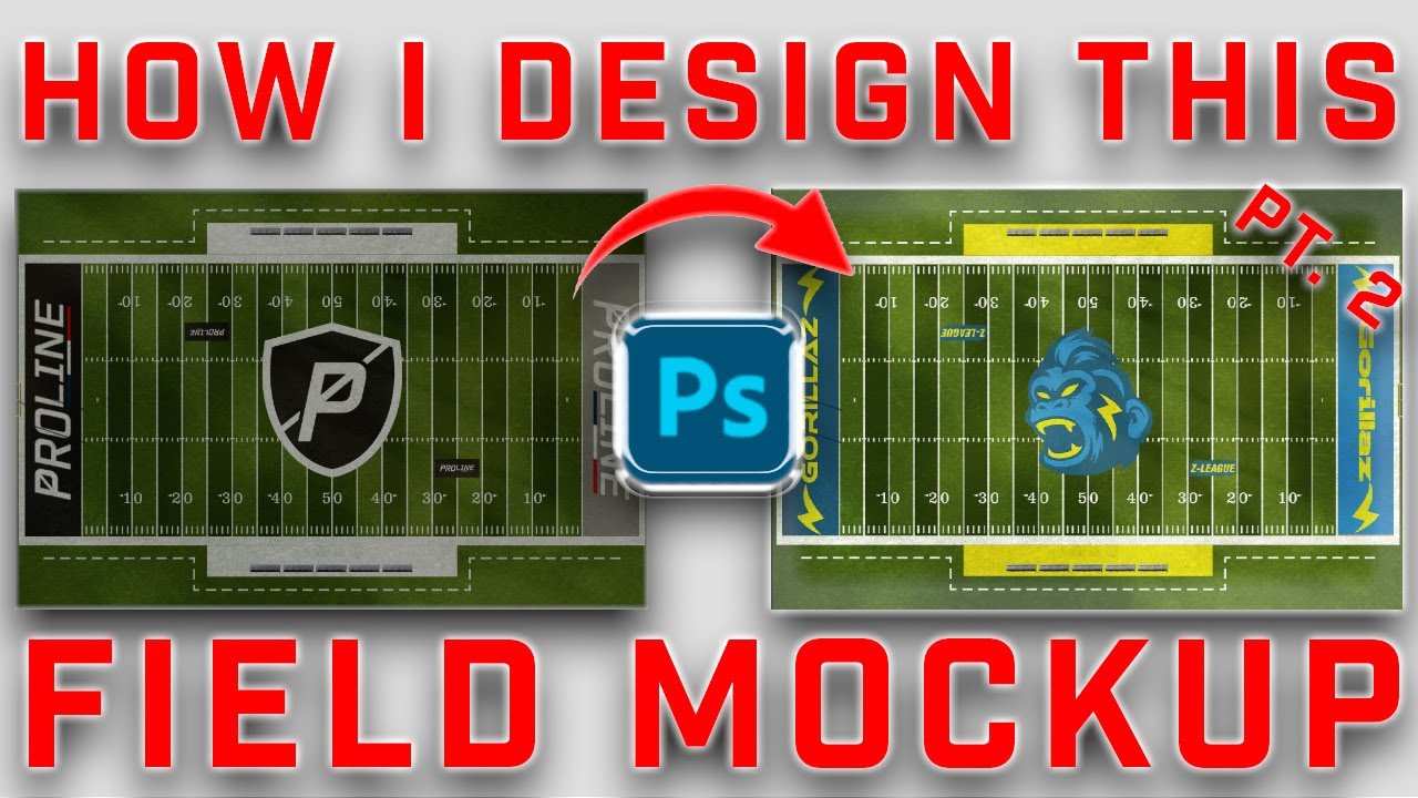 How I Design This Field Mockup | Part 2 | Graphic Design | Adobe Photoshop