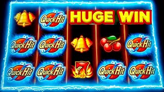 8 Quick Hits?! NO WAY!! Quick Hit Blitz Red Slot Machine - HUGE WIN! screenshot 4
