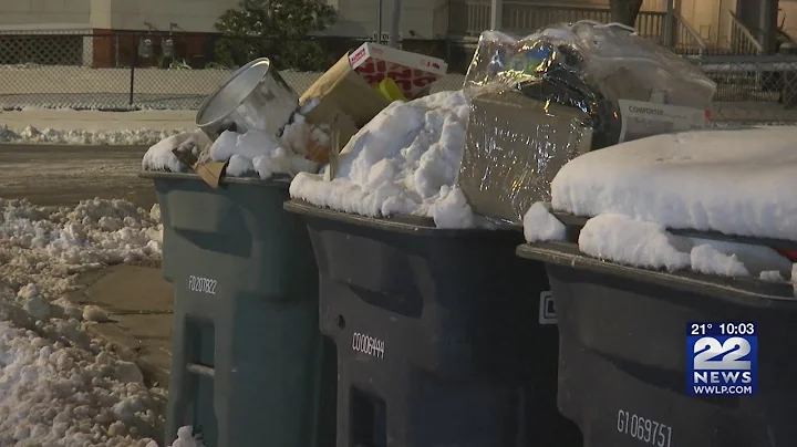 Trash and recycling pickup delayed due to snow
