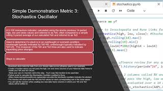 Stochastics Oscillator Introduction [Python Interactive Algorithmic Trading Assistant with APIs]